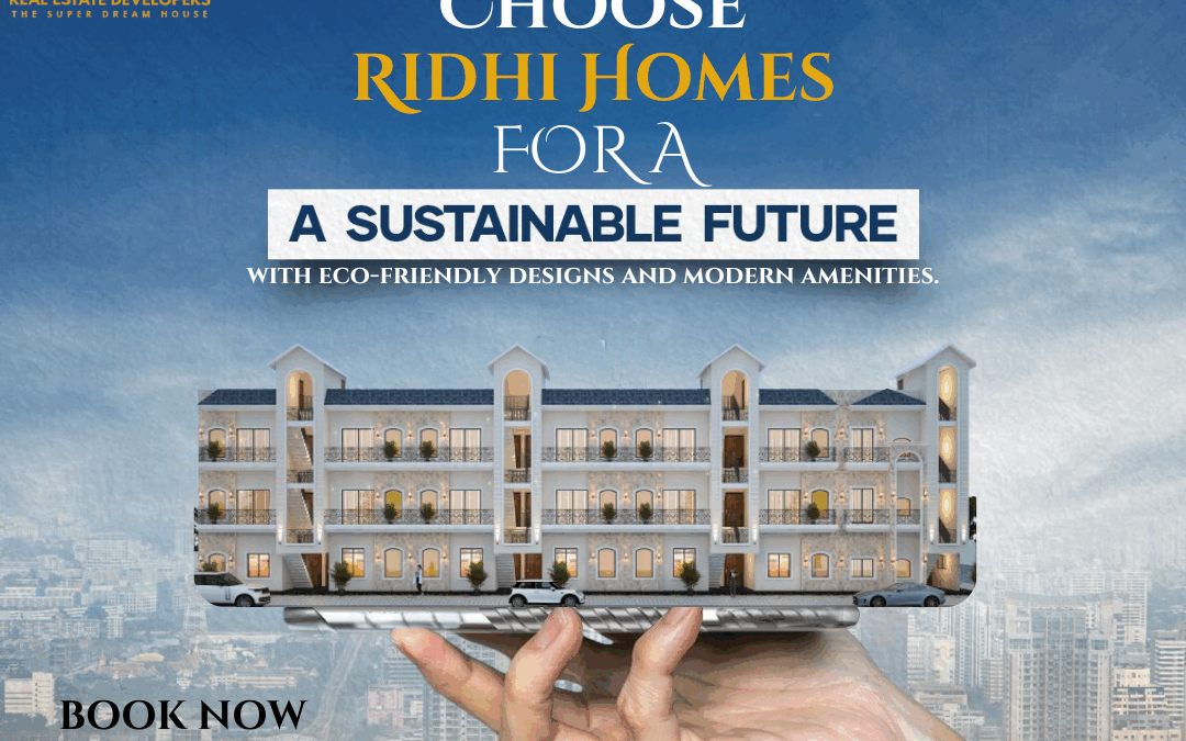 Stylish and spacious 3BHK premium flats in Chandigarh near Kharar Bus Stand at Ridhi Homes